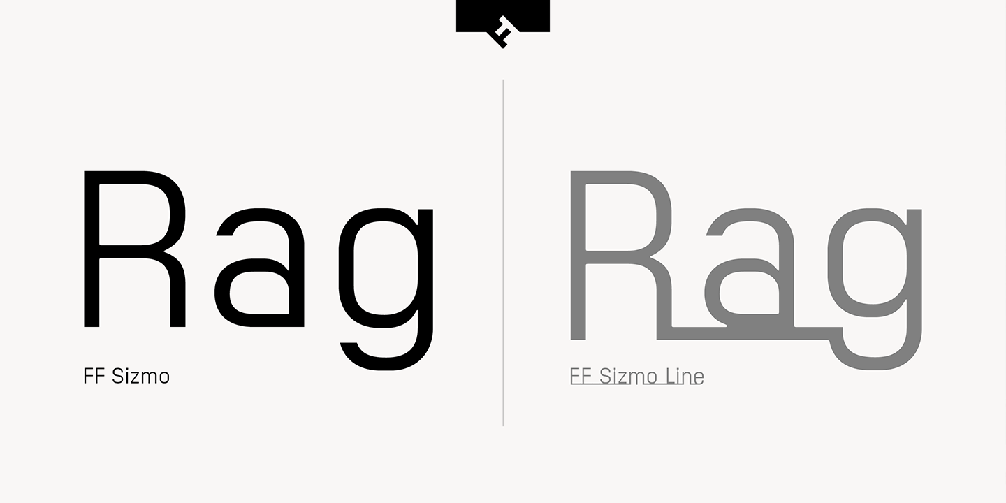 FF Sizmo Line Pro Bold Font preview